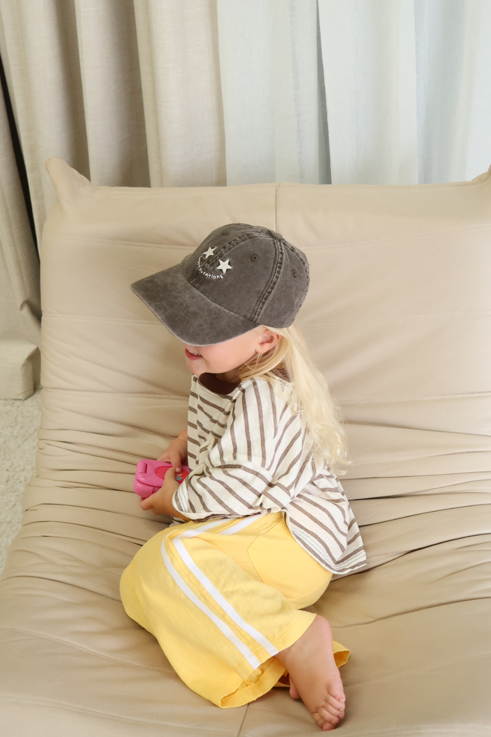 Worn Signature Cap | Washed Coconut